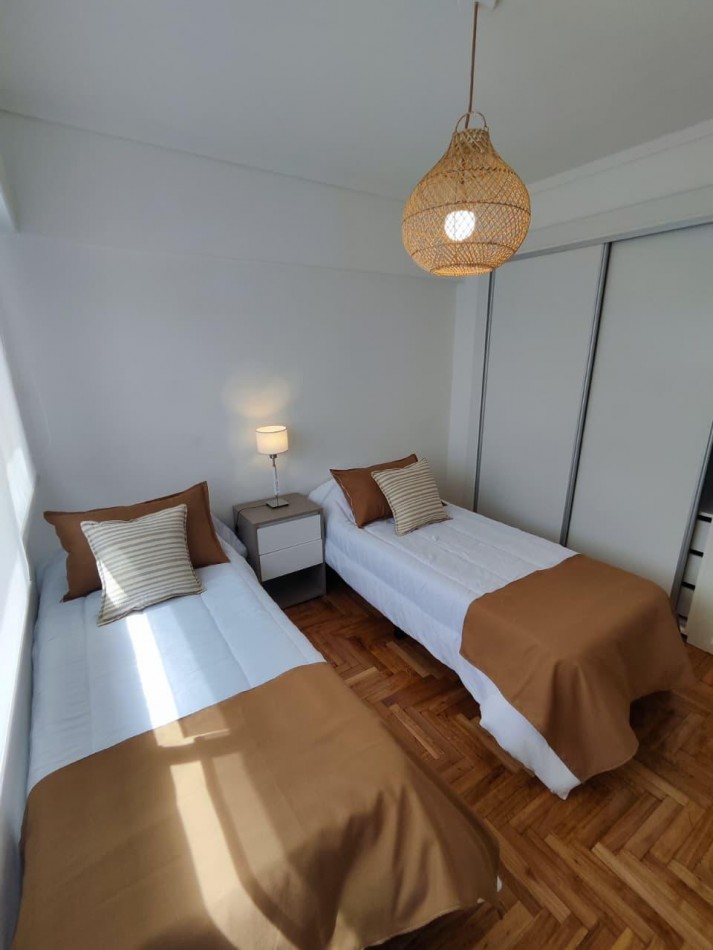 4 amb al frente reciclado y amoblado -centro MdP