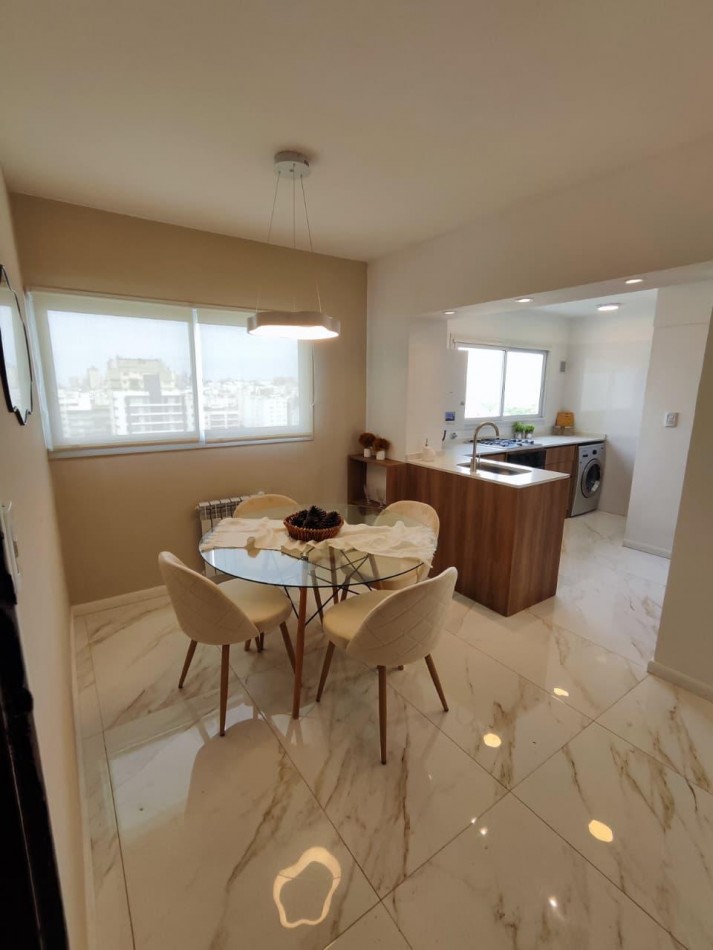 4 amb al frente reciclado y amoblado -centro MdP