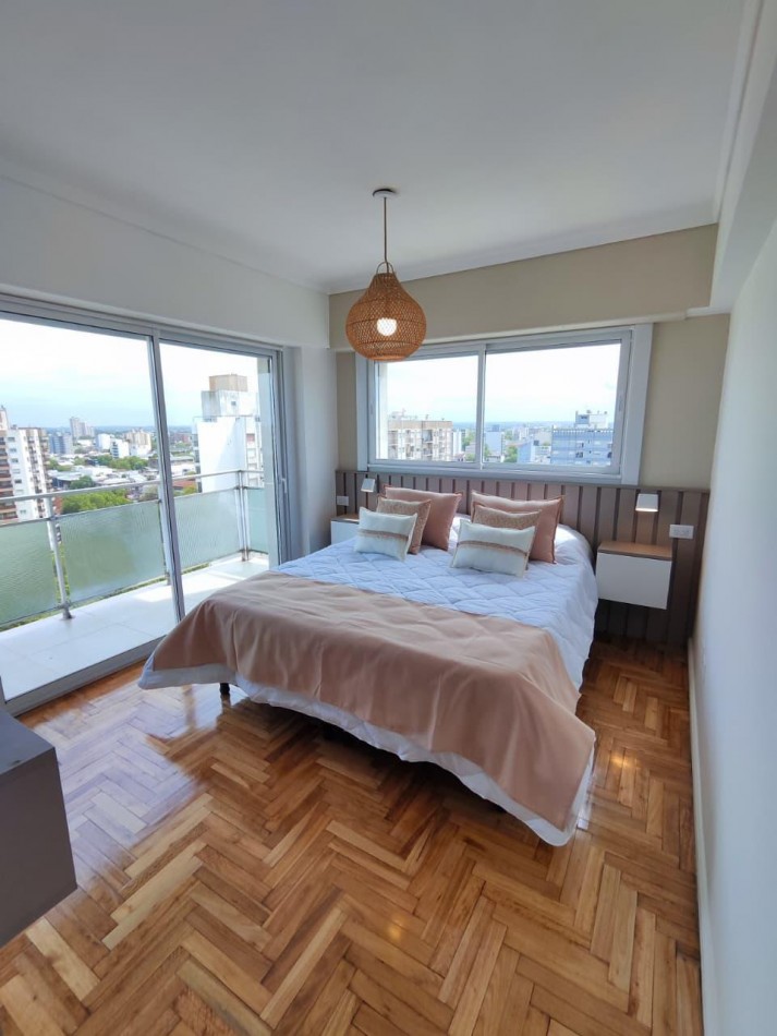 4 amb al frente reciclado y amoblado -centro MdP