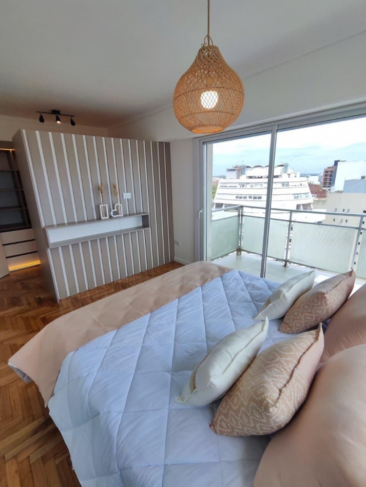 4 amb al frente reciclado y amoblado -centro MdP