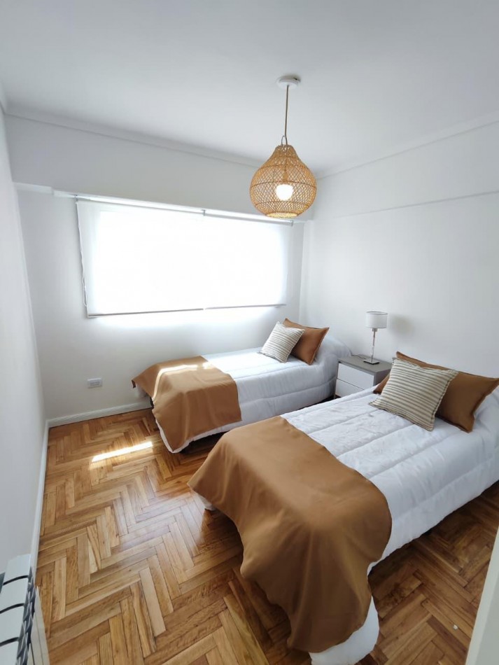 4 amb al frente reciclado y amoblado -centro MdP