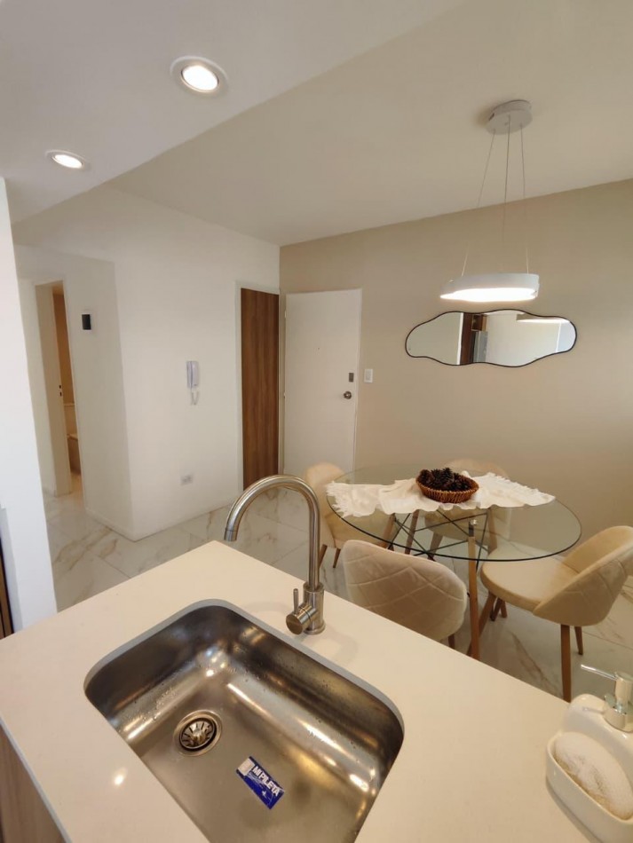 4 amb al frente reciclado y amoblado -centro MdP