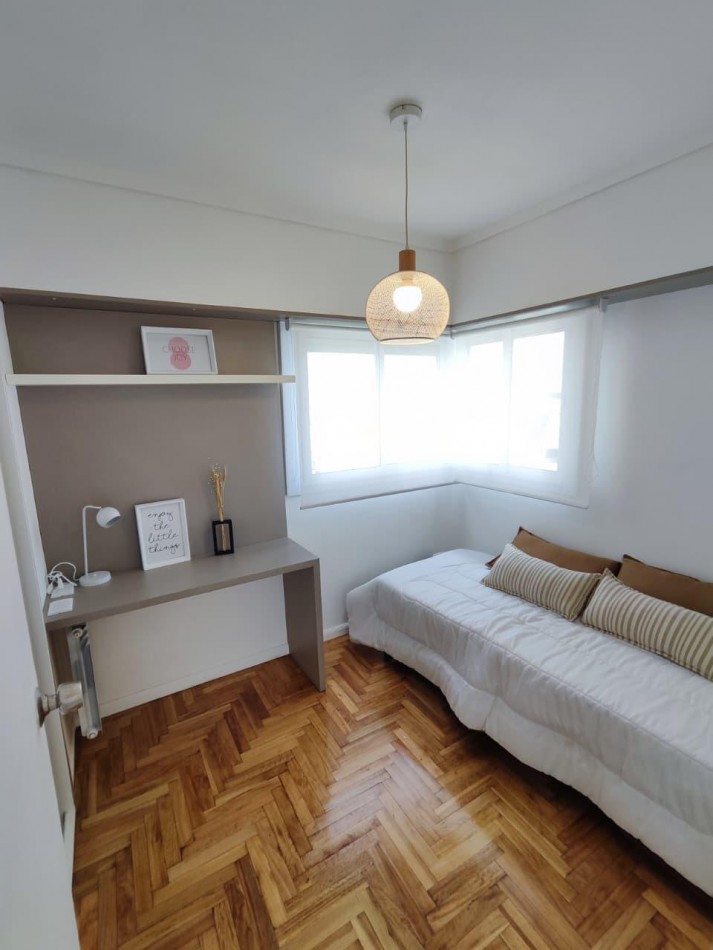 4 amb al frente reciclado y amoblado -centro MdP