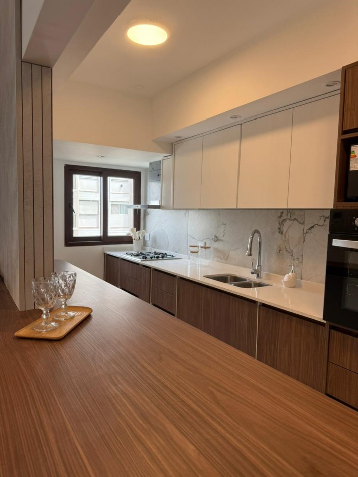 4 amb- cochera y terraza - reciclado y amoblado- Plaza mitre