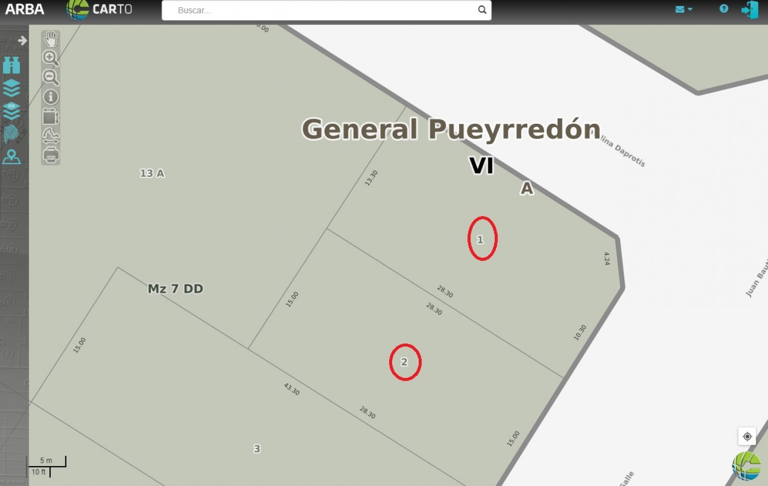 LOTE en Caisamar- 2 lotes linderos - 370 m2 y 420 m2