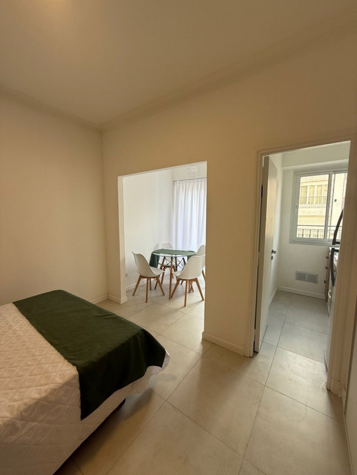 1 amb frente con Balcon-Amoblado- MDP-centro