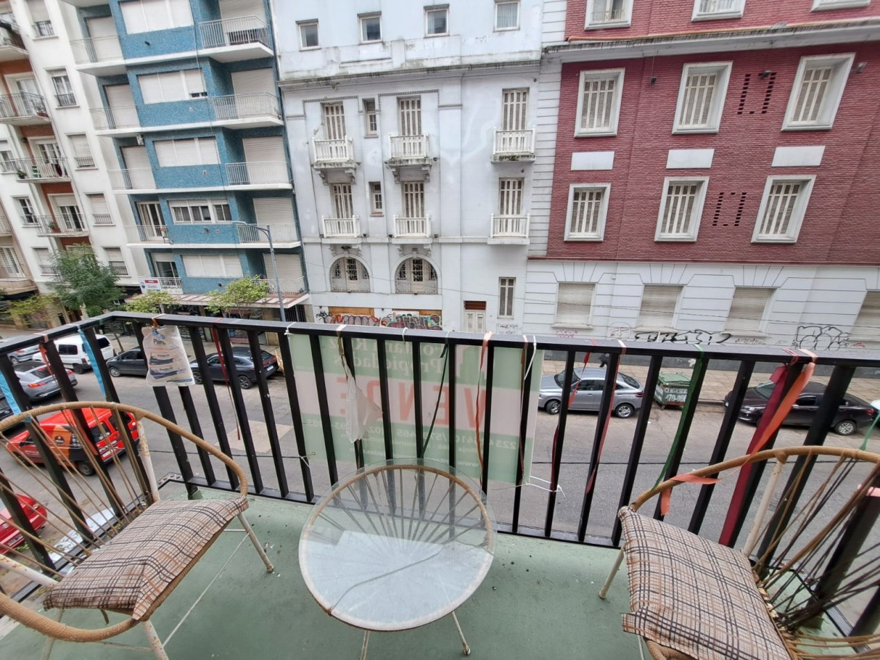 2 amb calle con balcon- invertido - centro (MDP)